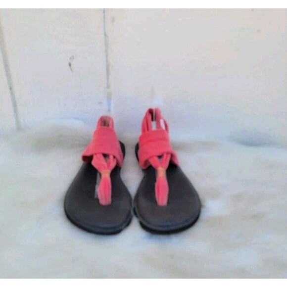 Sanuk Yoga Sling Pink  Sandals Wns sz  9 - Picture 2 of 5